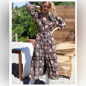 Emerson Fry India Collection FRANCES 3 DRESS - THALIA ORGANIC COTTON SIZE SMALL